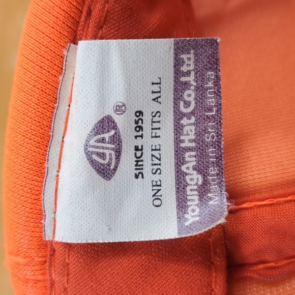 Vintage Big Buck Deer stitched thick foam orange & brown hunting snapback hat - Picture 7 of 7